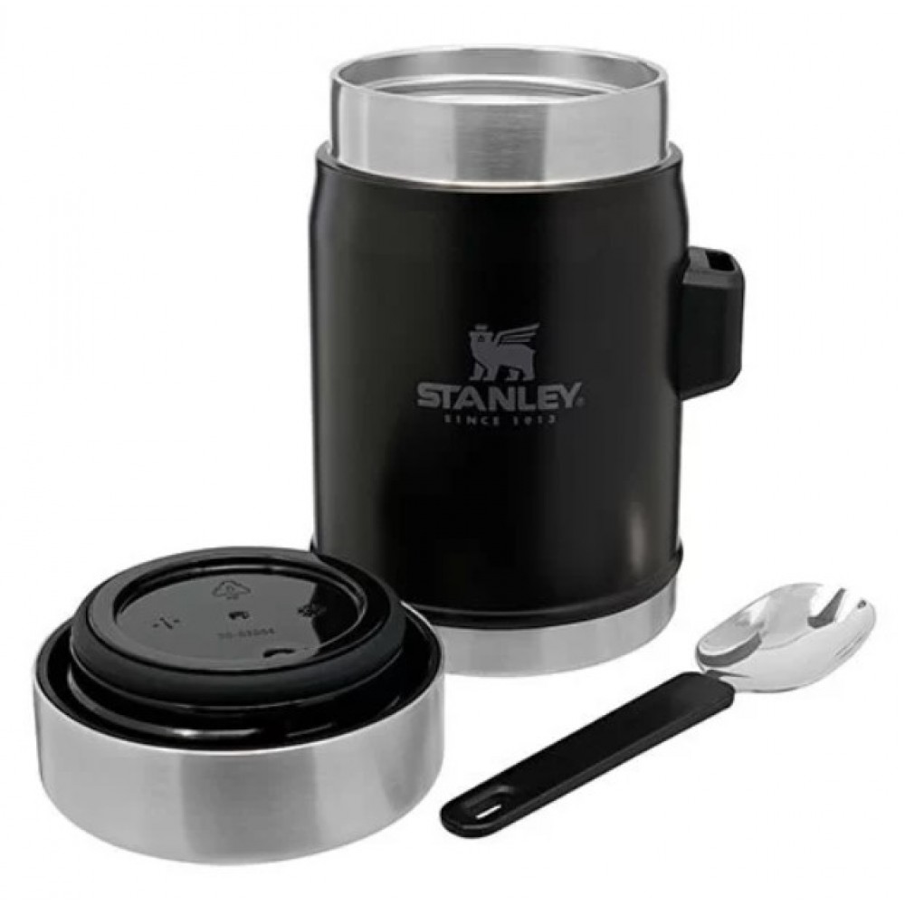 Термос харчовий Stanley Classic Legendary Matte Black 0.4 л Фото 2